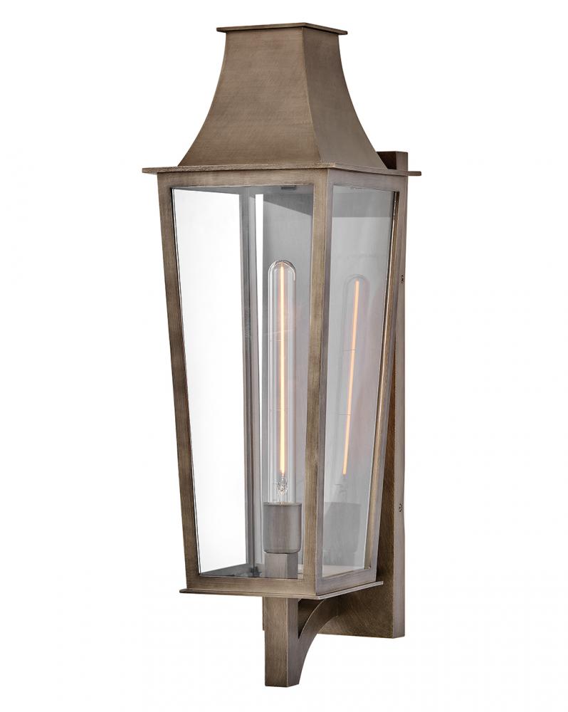 Large Wall Mount Lantern - Bronze
