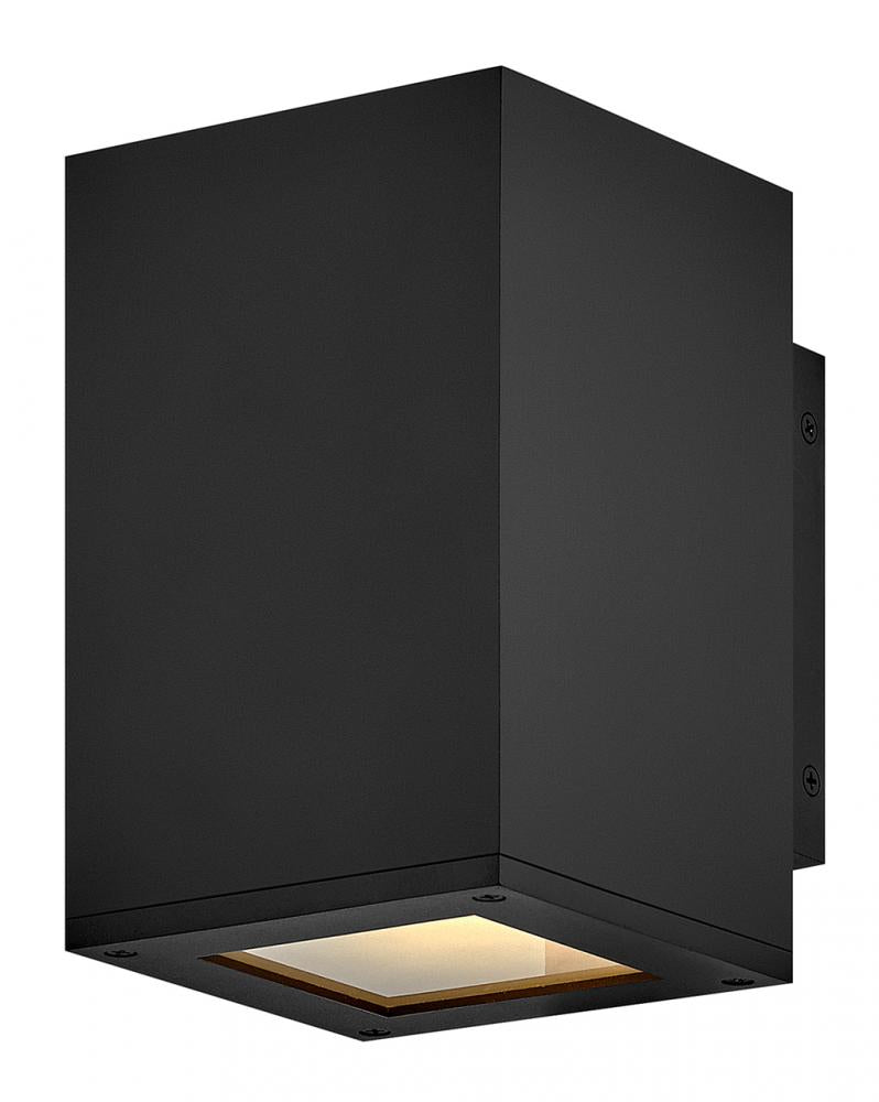 Small Downlight Wall Mount Lantern - Black