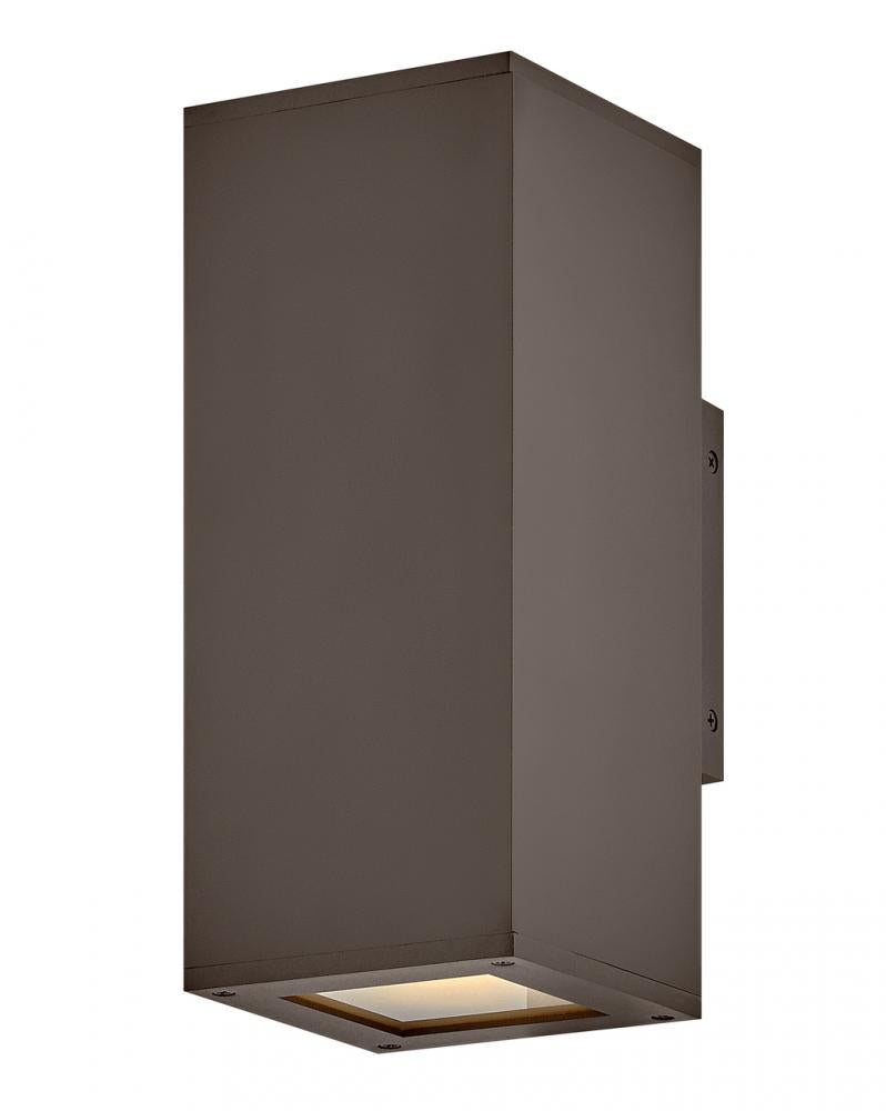 Small Wall Mount Lantern Up/Down - Bronze