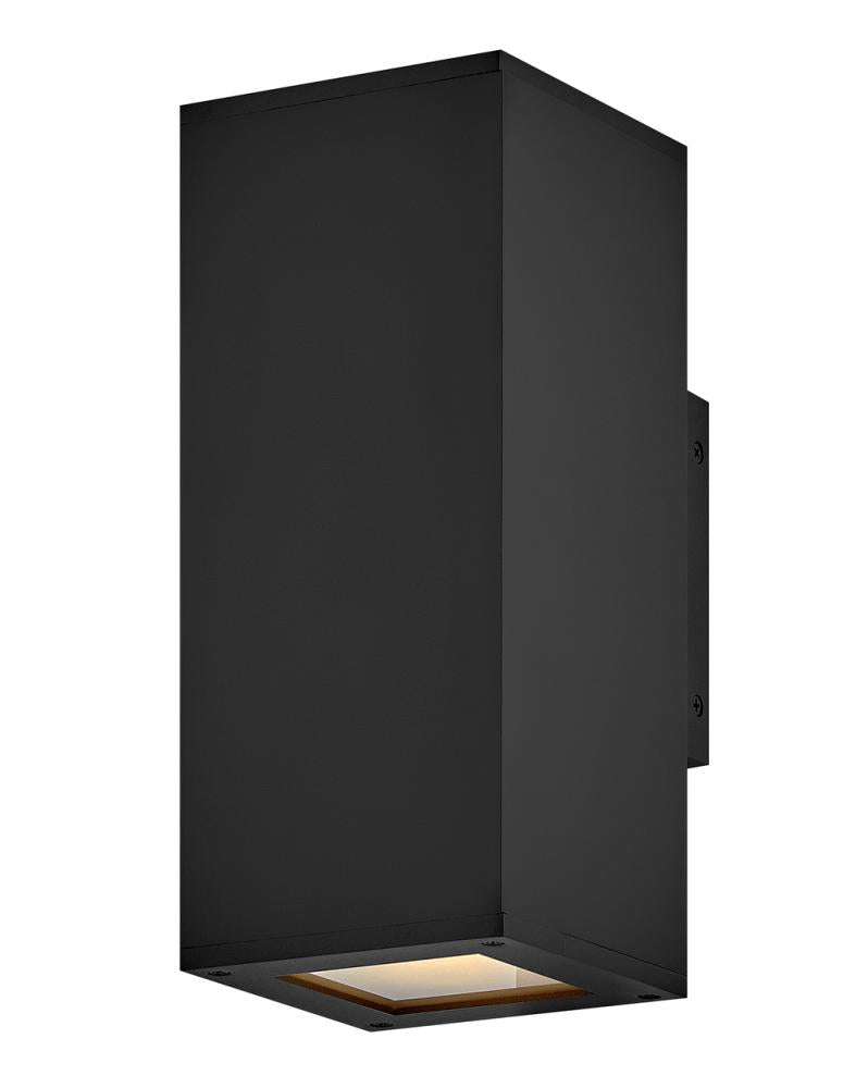 Small Wall Mount Lantern Up/Down - Black