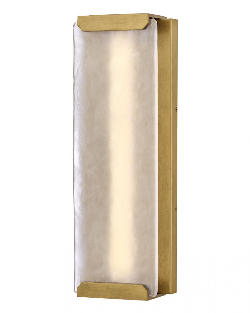 Large Wall Mount Lantern - Brass