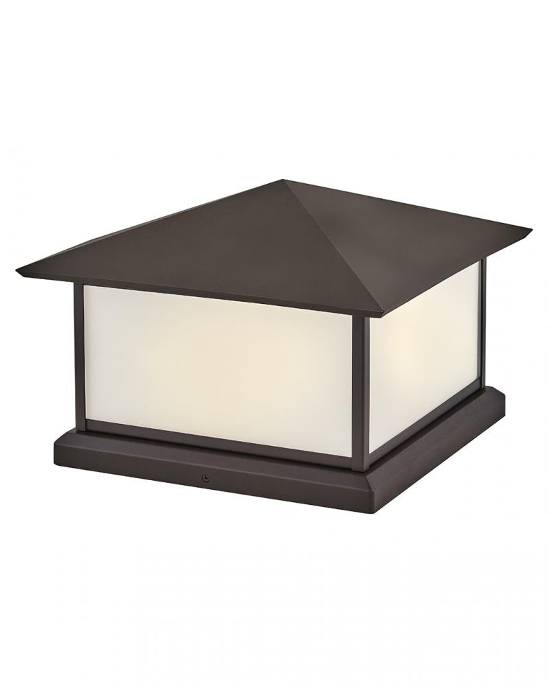 Large Pier Mount Lantern 12v - Bronze