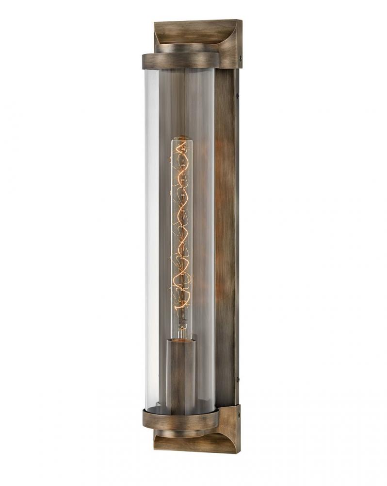 Large Wall Mount Lantern - Bronze