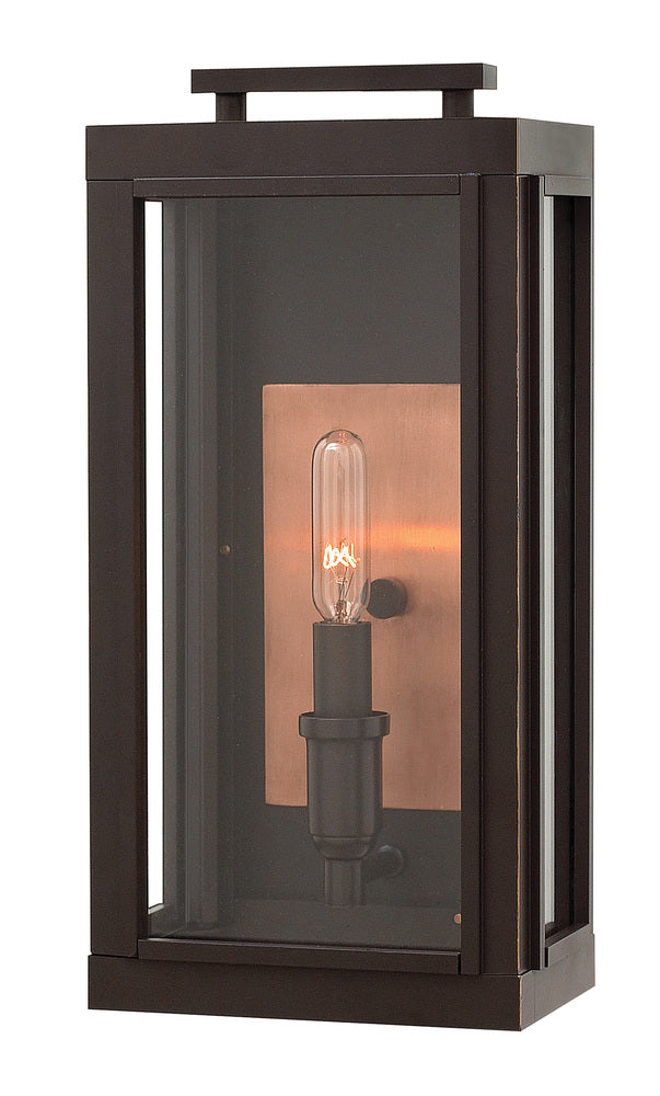 Medium Wall Mount Lantern - Bronze