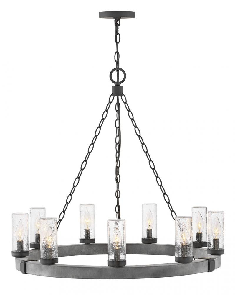 Medium Single Tier Chandelier - Black|Miscellaneous