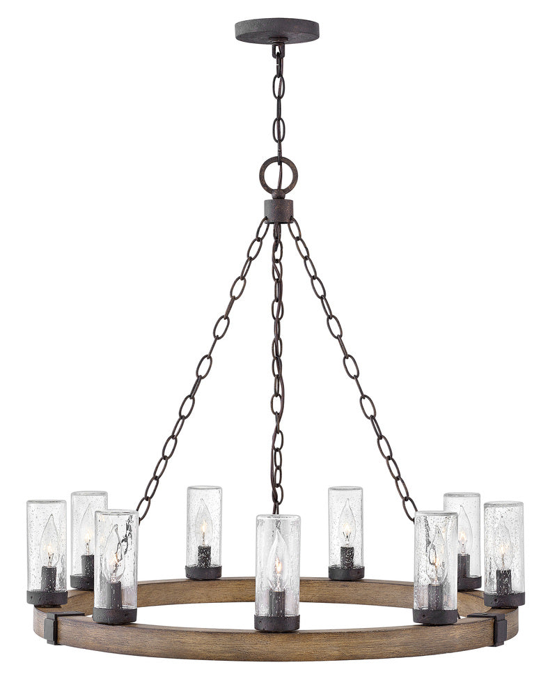 Medium Single Tier Chandelier - Miscellaneous|Brown