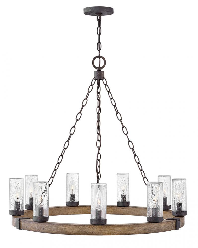 Medium Single Tier Chandelier - Miscellaneous|Brown