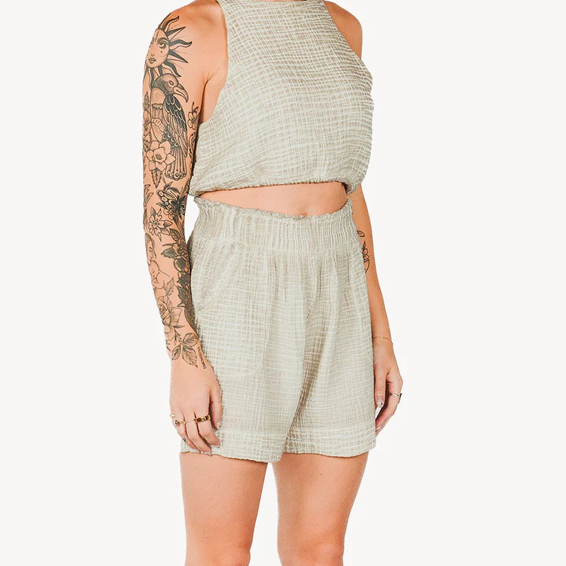 Crinkle Relaxed Shorts (3 Colours)