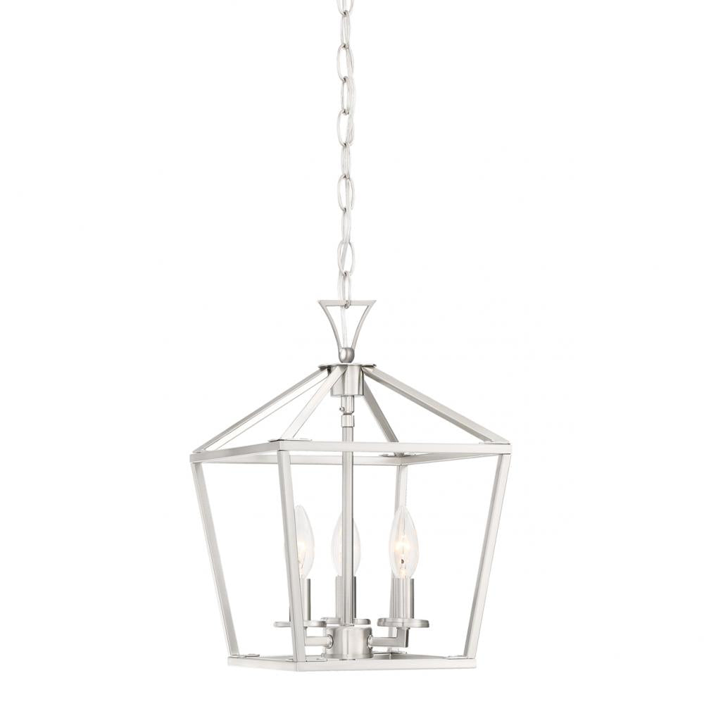 Townsend 3-Light Pendant in Satin Nickel