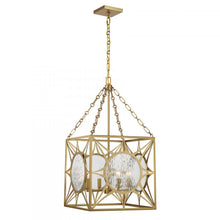 Load image into Gallery viewer, Balfour 4-Light Pendant in Warm Brass
