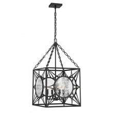 Load image into Gallery viewer, Balfour 4-Light Pendant in Matte Black
