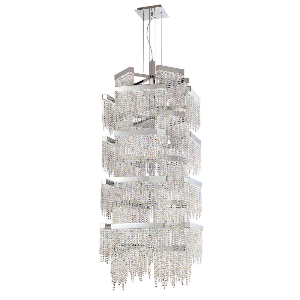 ROSSI,36LT LED CHANDELR,CHR
