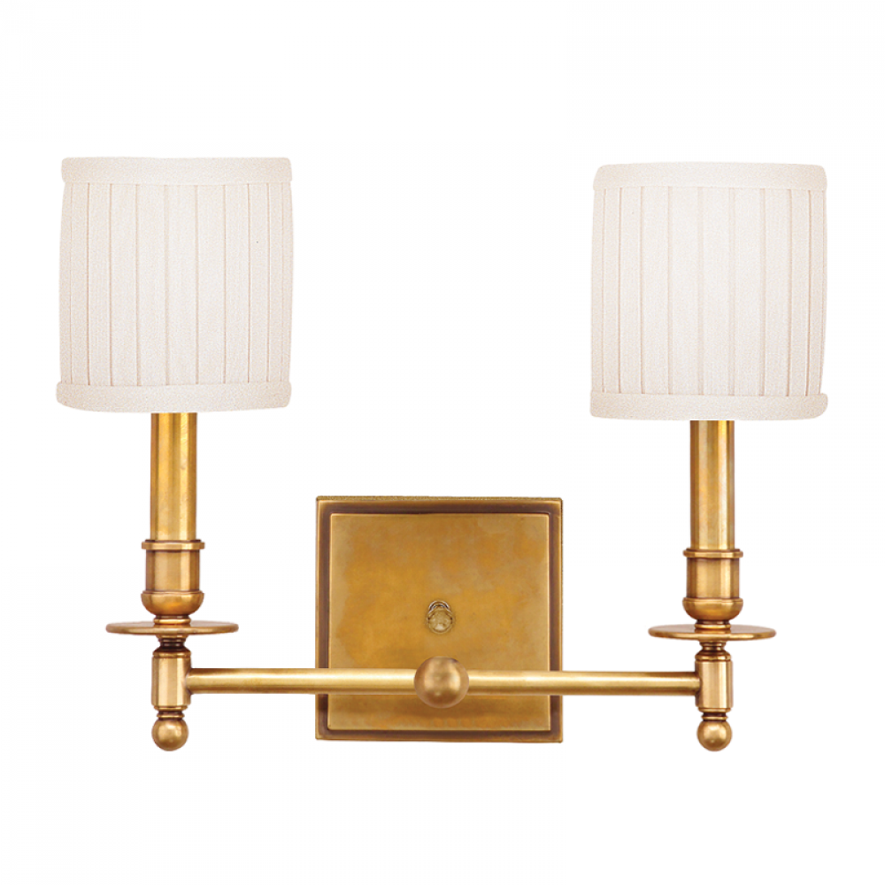 2 LIGHT WALL SCONCE