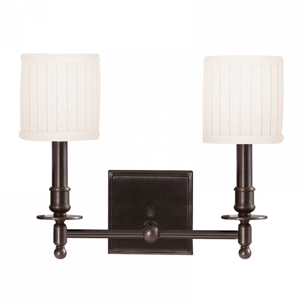 2 LIGHT WALL SCONCE