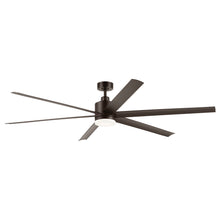 Load image into Gallery viewer, 80 Inch Loa Ceiling Fan with Satin Etch Cased Opal Glass in Satin Natural Bronze

