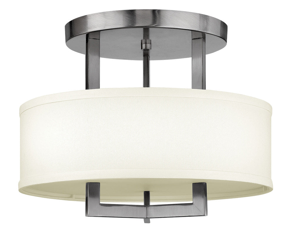 Medium Semi-Flush Mount - Nickel