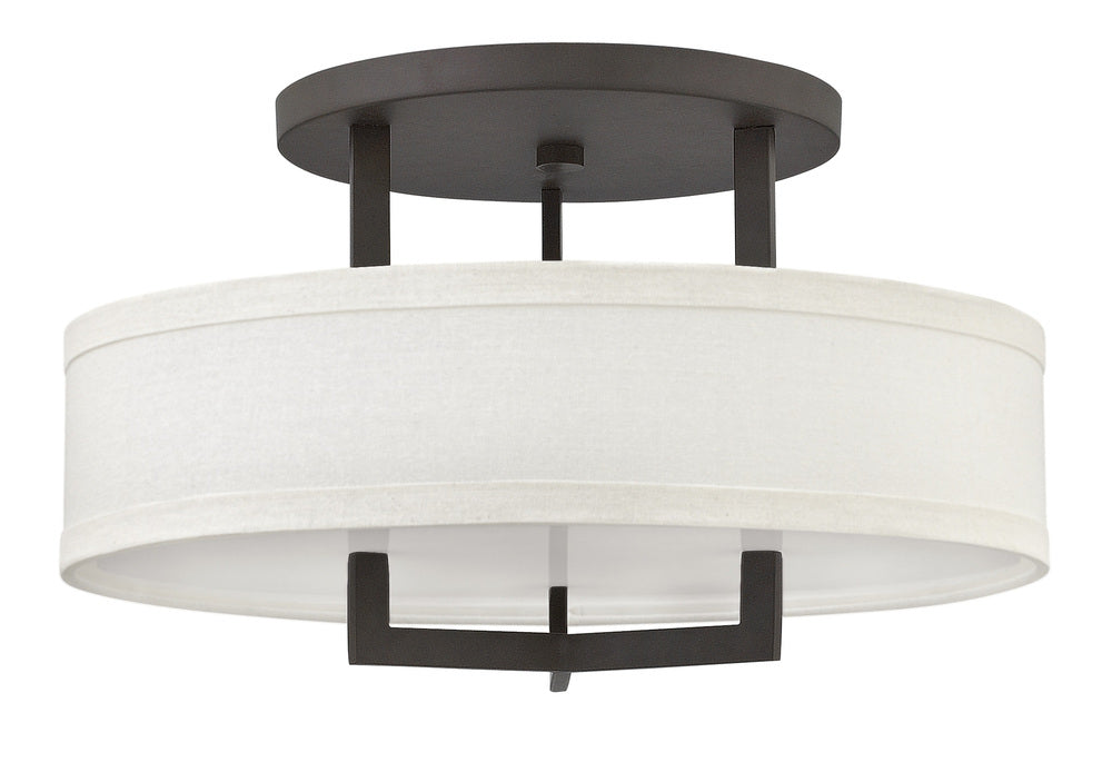 Medium Semi-Flush Mount - Bronze