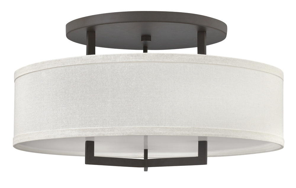 Large Semi-Flush Mount - Bronze