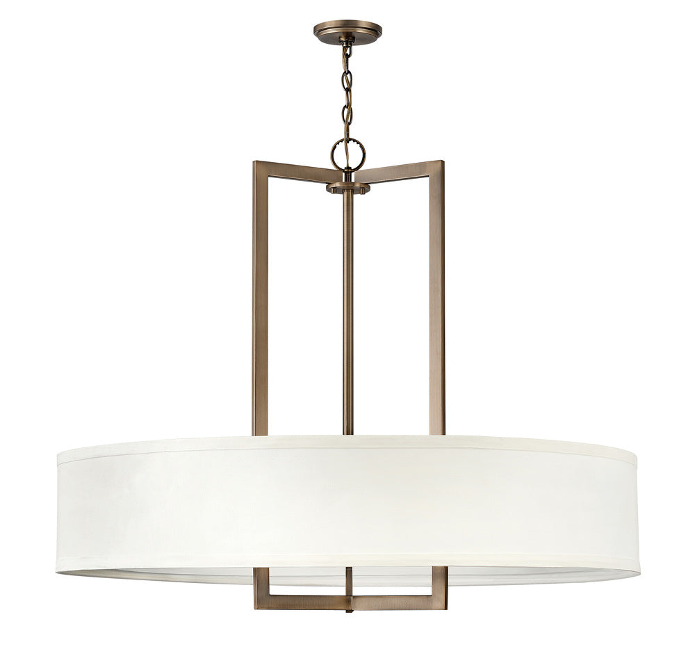 Large Drum Chandelier - Bronze