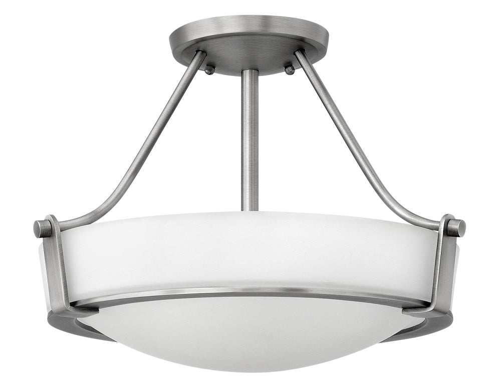 Medium Semi-Flush Mount - Nickel