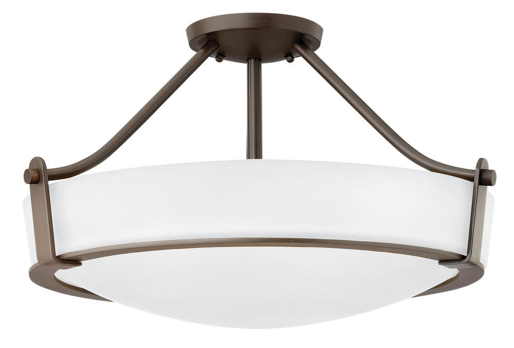 Medium Semi-Flush Mount - Bronze