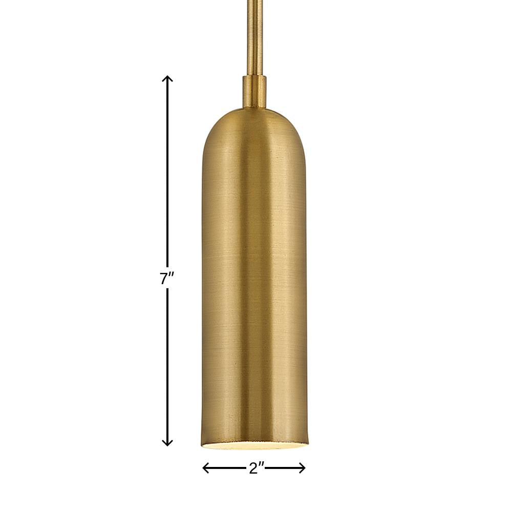 Extra Small LED Pendant - Brass