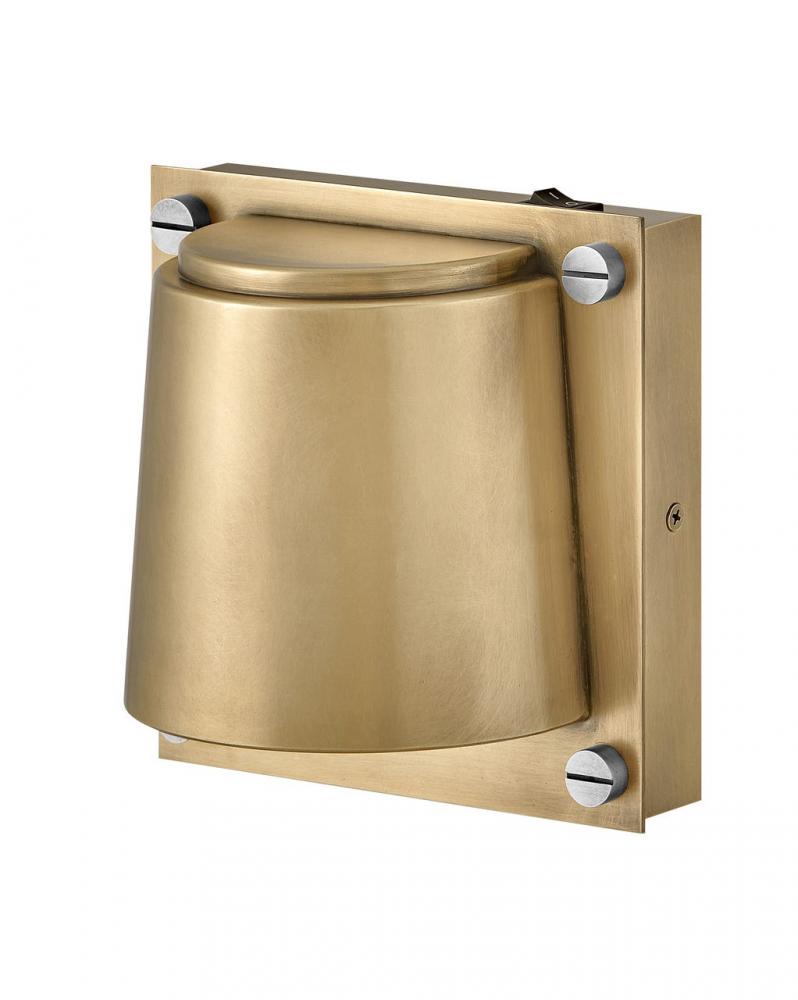 Small Single Light Sconce - Brass