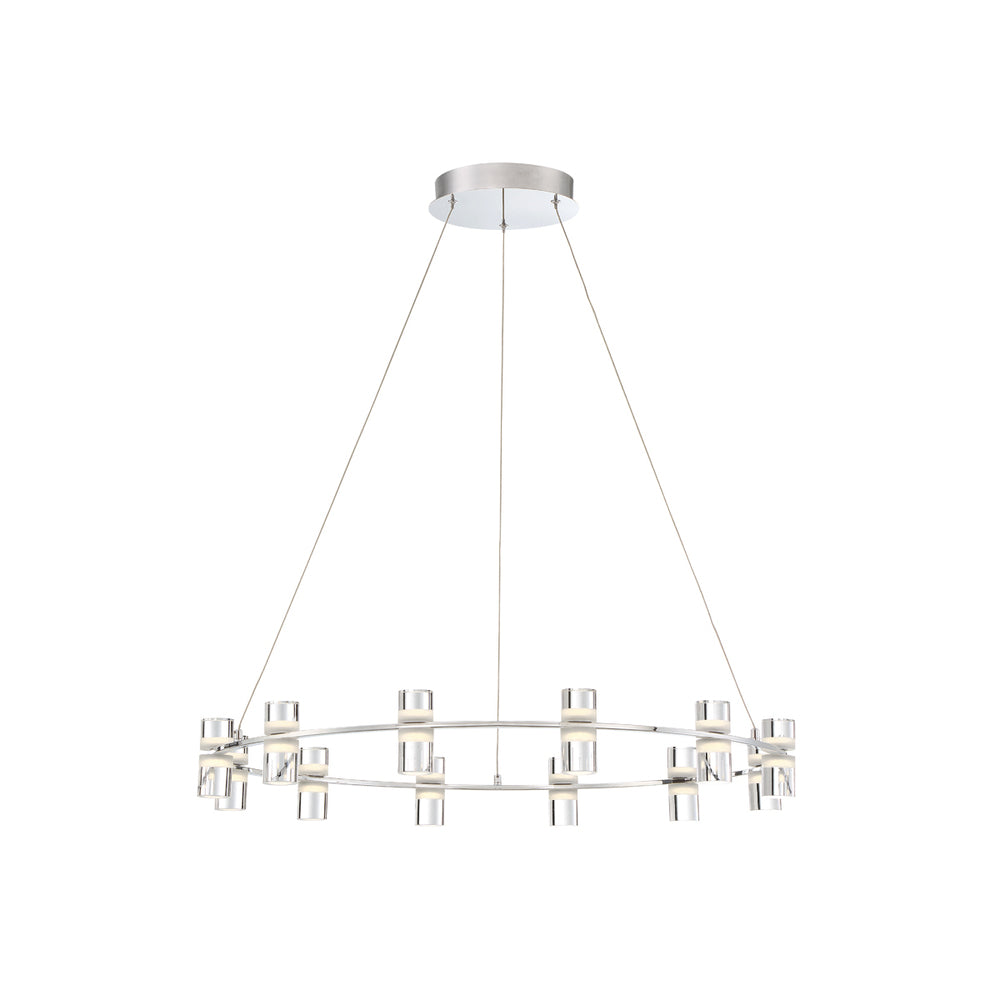 Netto, LED Chandelier, Med, Chr
