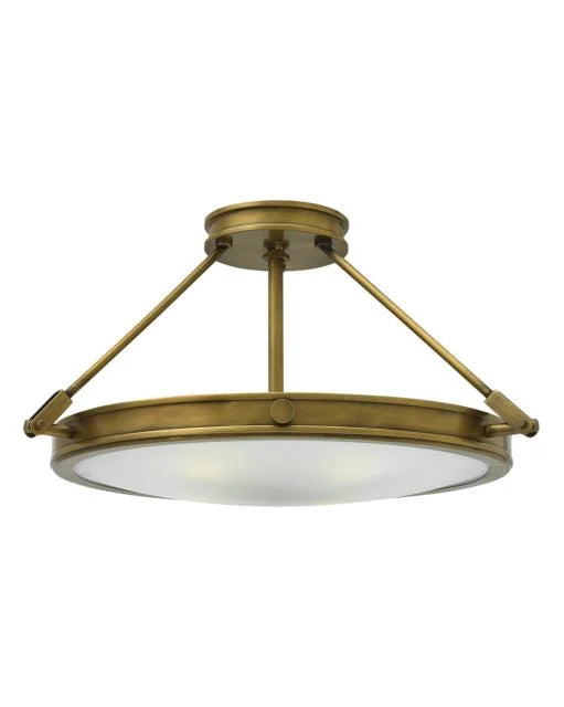 Collier Medium Semi-Flush Mount (3 Finishes)