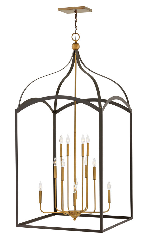Double XL Three Tier Open Frame Chandelier