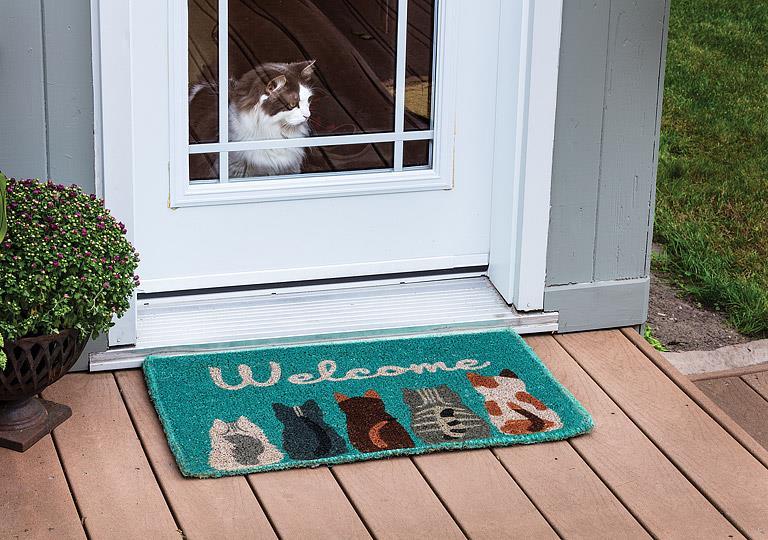 Cat "Welcome" Doormat