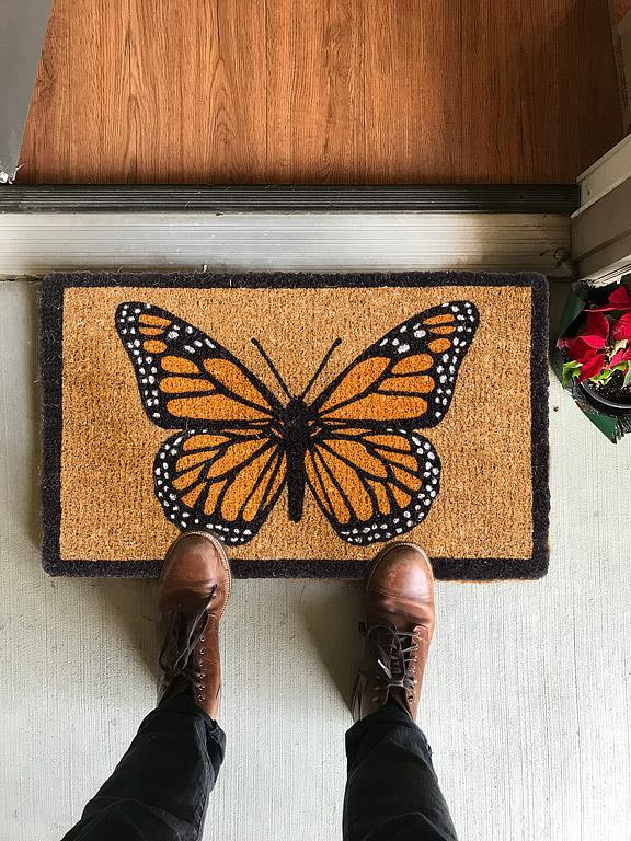 Single Monarch Doormat