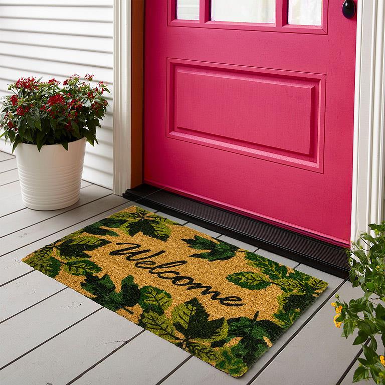 Leafy Welcome Doormat