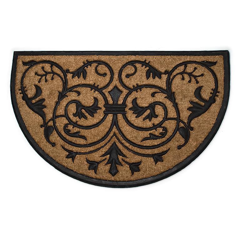 Jumbo Half Round Scroll Doormat