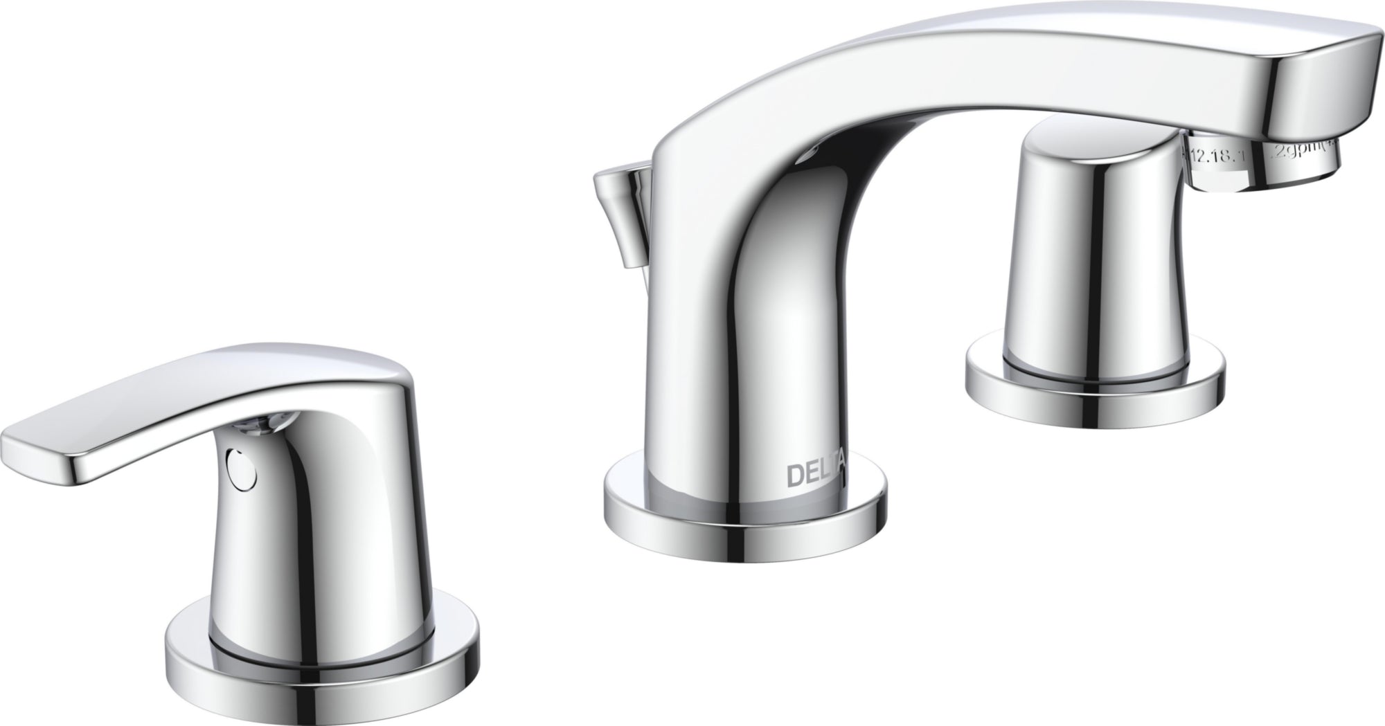 TWO HANDLE WIDESPREAD LAVATORY FAUCET