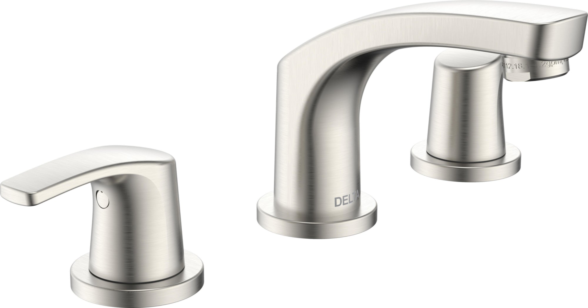 TWO HANDLE WIDESPREAD LAVATORY FAUCET - LESS POP-UP