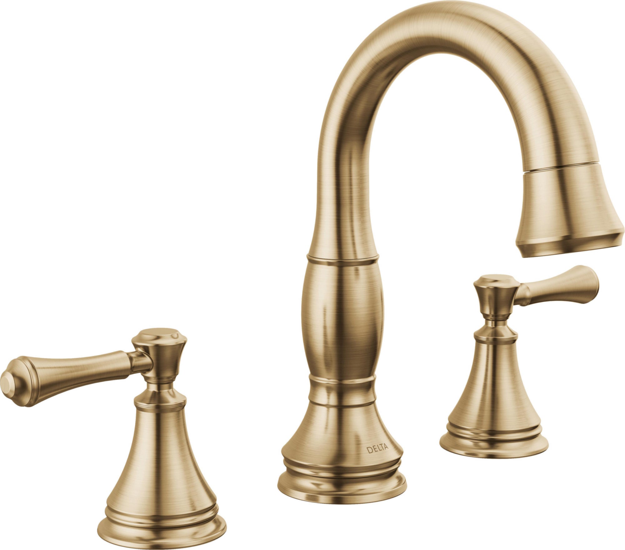 TWO HANDLE WIDESPREAD PULL DOWN BATHROOM