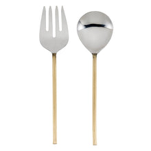 Load image into Gallery viewer, Salad Servers with Rib Handle - by Abbott
