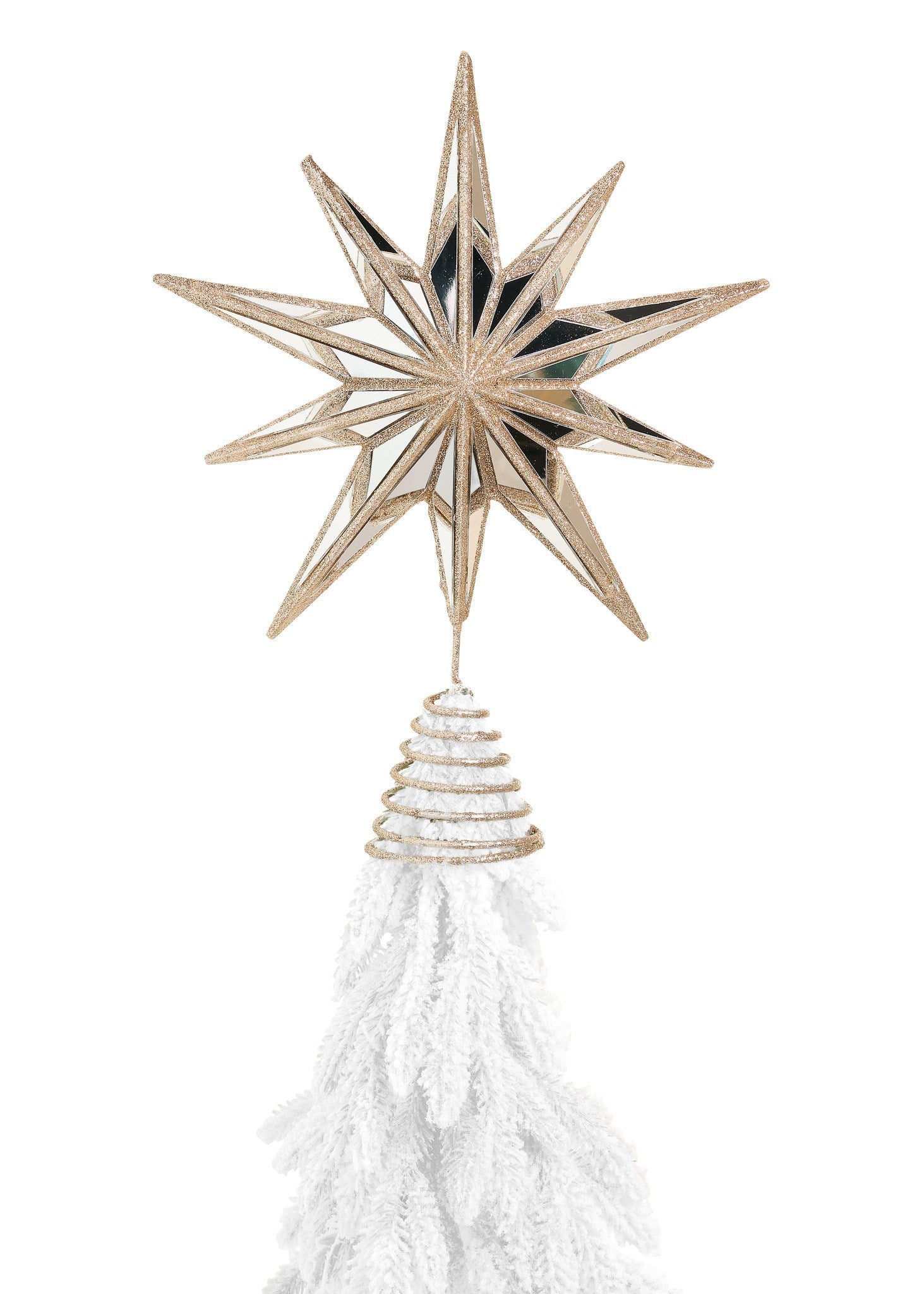 Tree Topper Star Iron/Gold