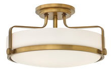 Load image into Gallery viewer, Medium Semi-Flush Mount - Brass
