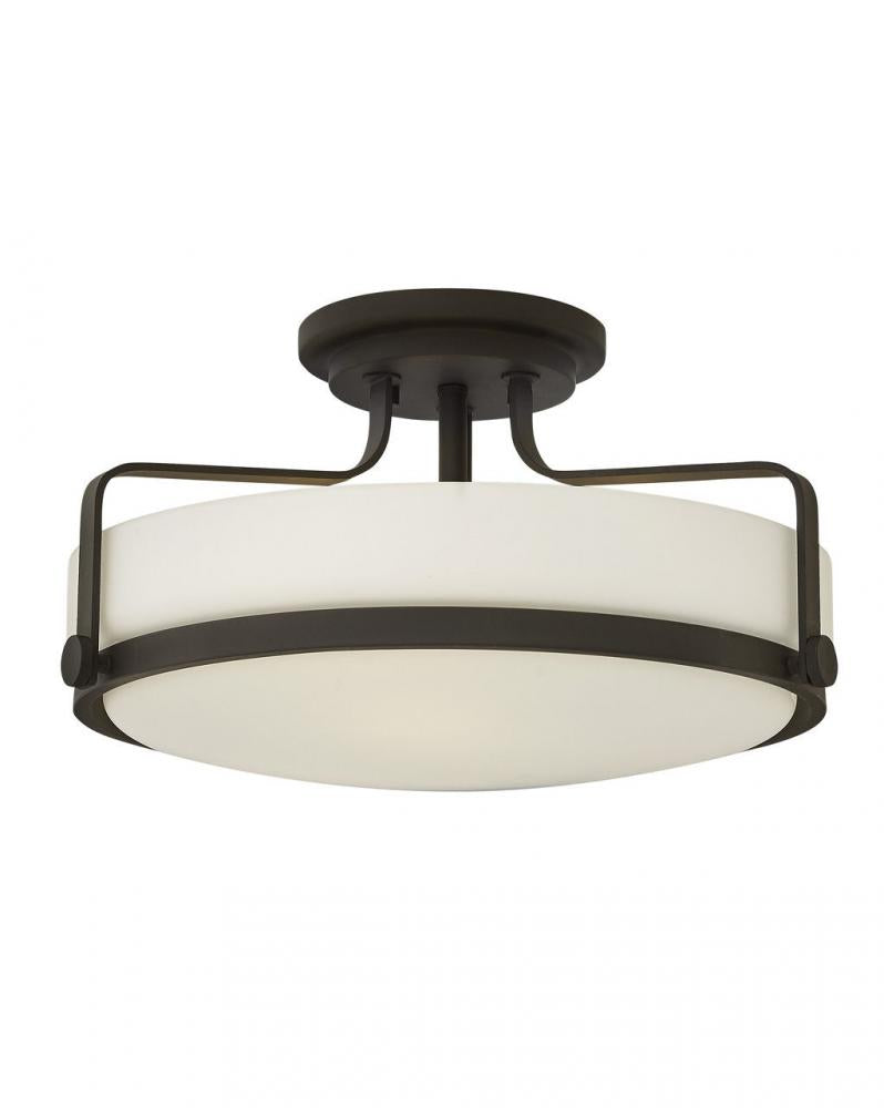 Medium Semi-Flush Mount - Bronze