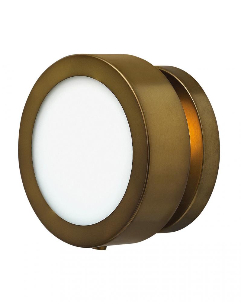 Small Adjustable Single Light Sconce - Brass