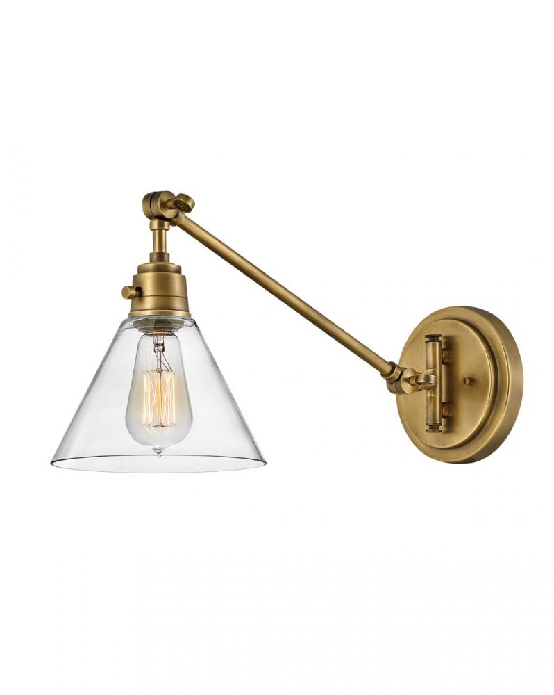 MEDIUM SWING ARM SINGLE LIGHT SCONCE