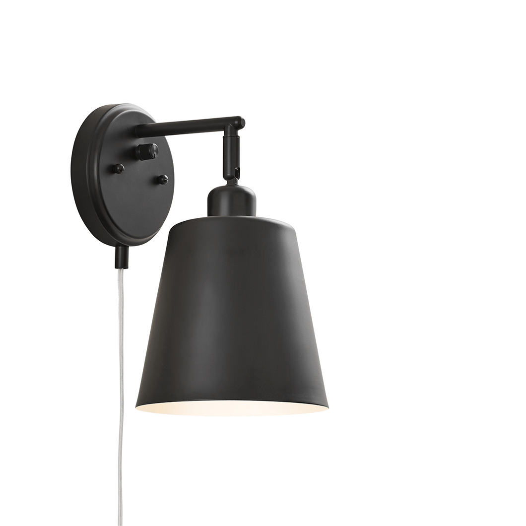 Amma Wall Sconce in Black