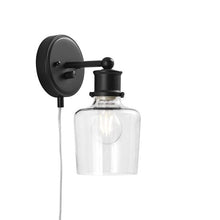Load image into Gallery viewer, Helen Wall Sconce in Matte Black
