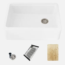 Load image into Gallery viewer, 30&quot; Bronte Apron Sink (3 Finishes)
