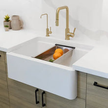 Load image into Gallery viewer, 30&quot; Bronte Apron Sink (3 Finishes)
