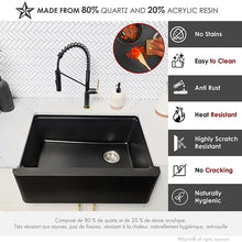 Load image into Gallery viewer, 30&quot; Bronte Apron Sink (3 Finishes)
