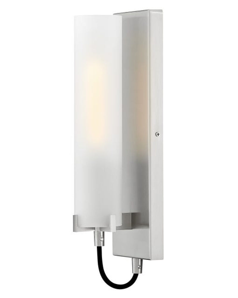 Medium Single Light Sconce - Nickel