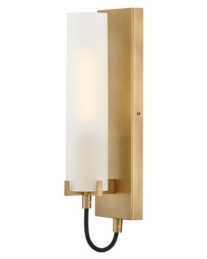 Medium Single Light Sconce - Brass
